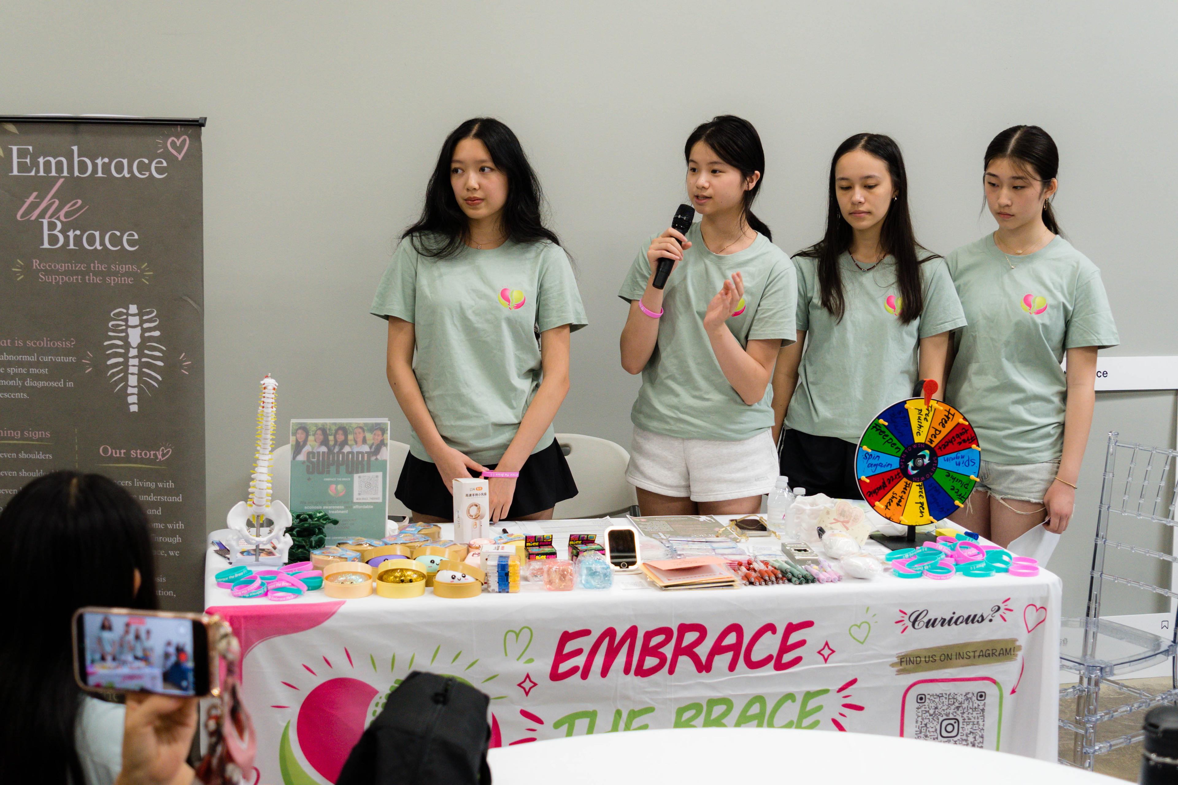 Scoliosis Awareness Booth